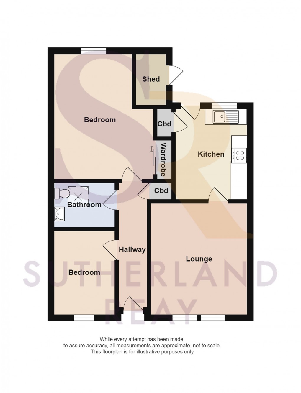 Floorplan for Ollersett Avenue, New Mills, SK22