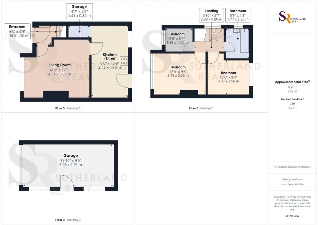 Floorplan for Beresford Road, Chapel-En-Le-Frith, SK23