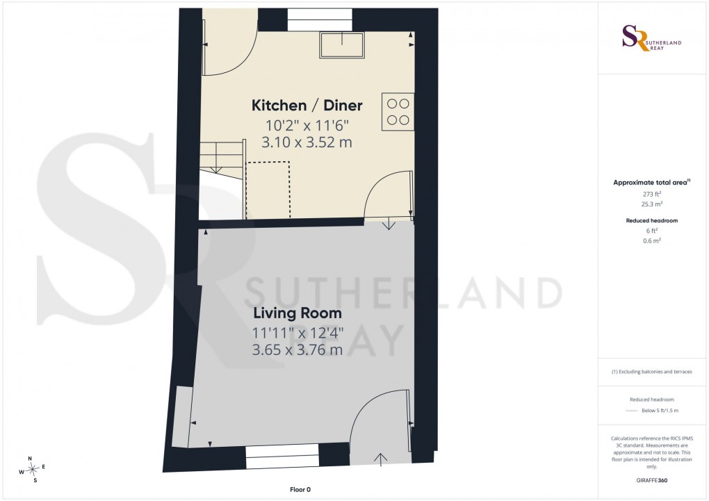 Floorplan for Market Street, Chapel-En-Le-Frith, SK23