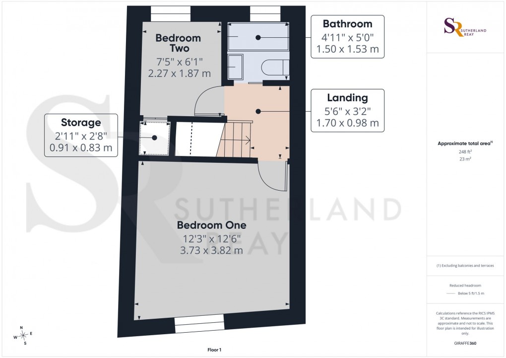 Floorplan for Market Street, Chapel-En-Le-Frith, SK23