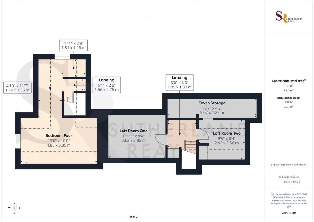 Floorplan for Eccles Road, Chapel-En-Le-Frith, SK23