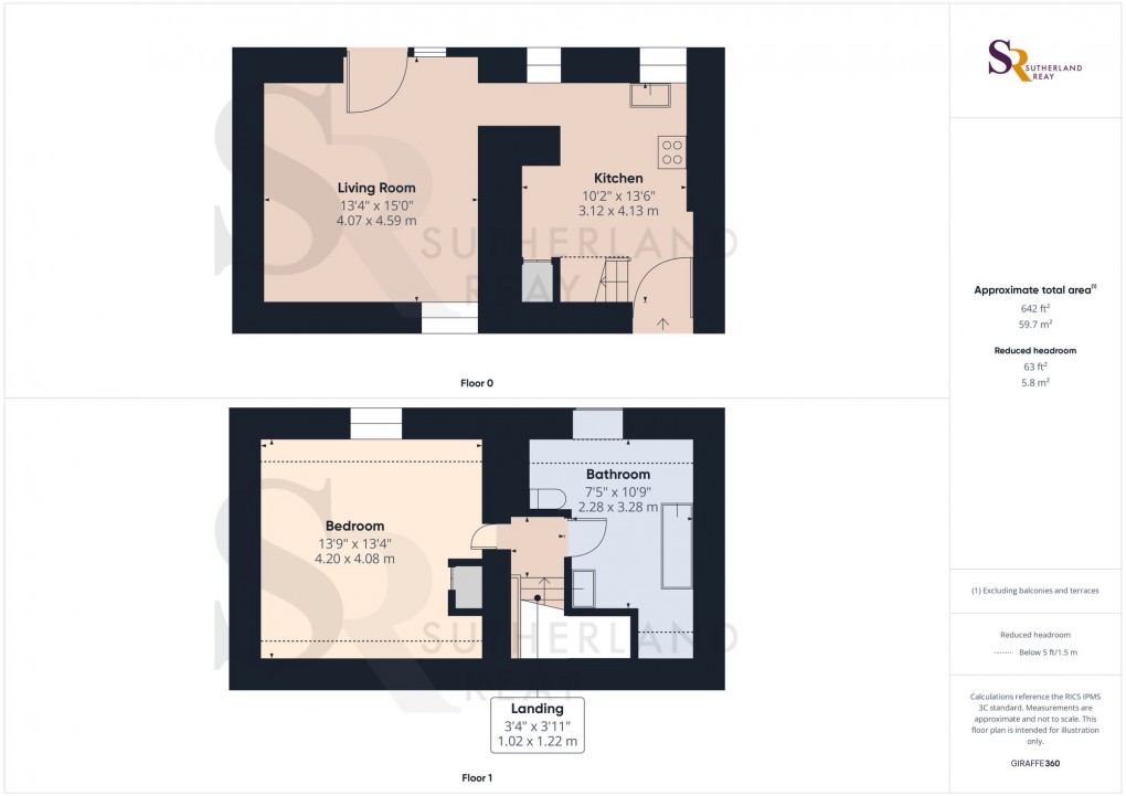 Floorplan for Whitehough, Chinley, SK23