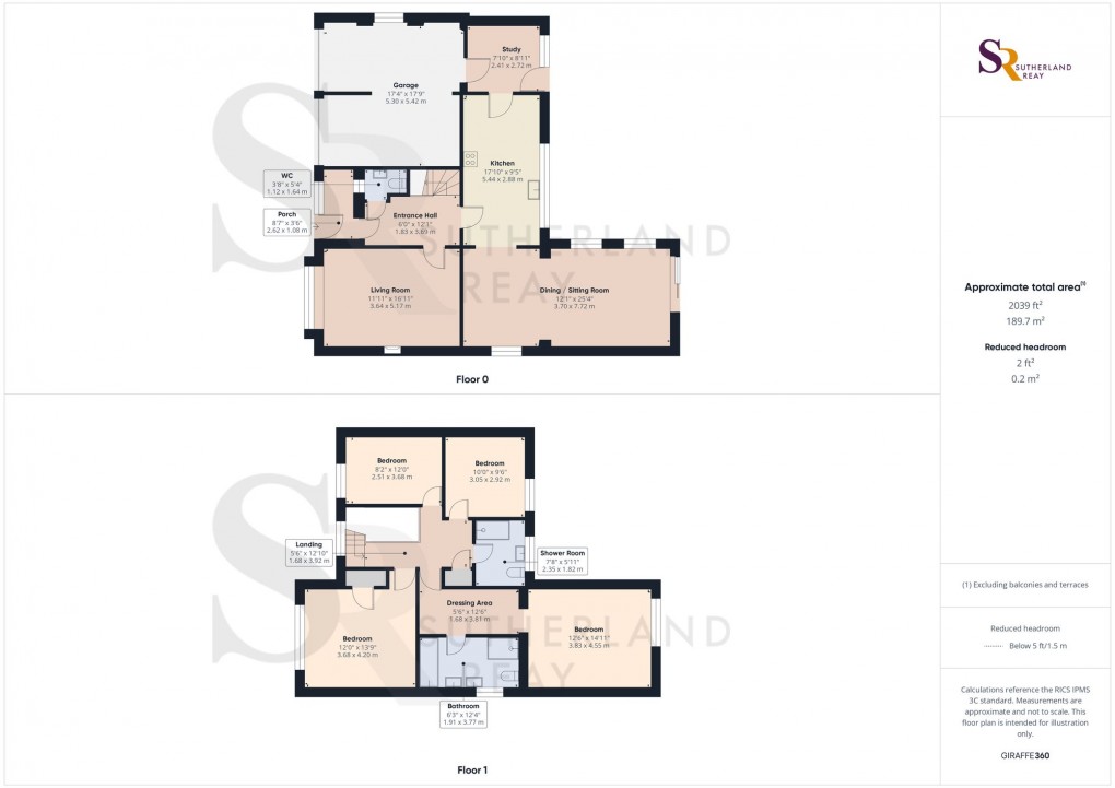 Floorplan for Clement Road, Marple Bridge, SK6