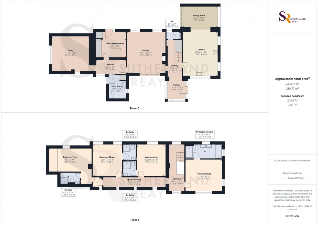 Floorplan for Stoneheads, Whaley Bridge, SK23