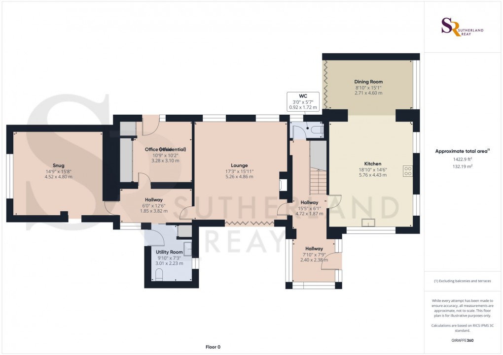Floorplan for Stoneheads, Whaley Bridge, SK23