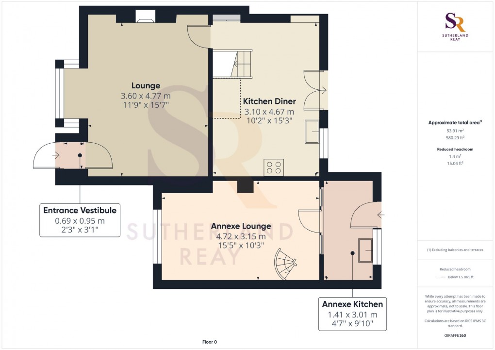 Floorplan for Meadowside, Disley, SK12