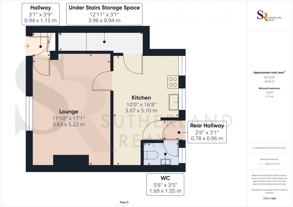Floorplan for High Hill Road, New Mills, SK22