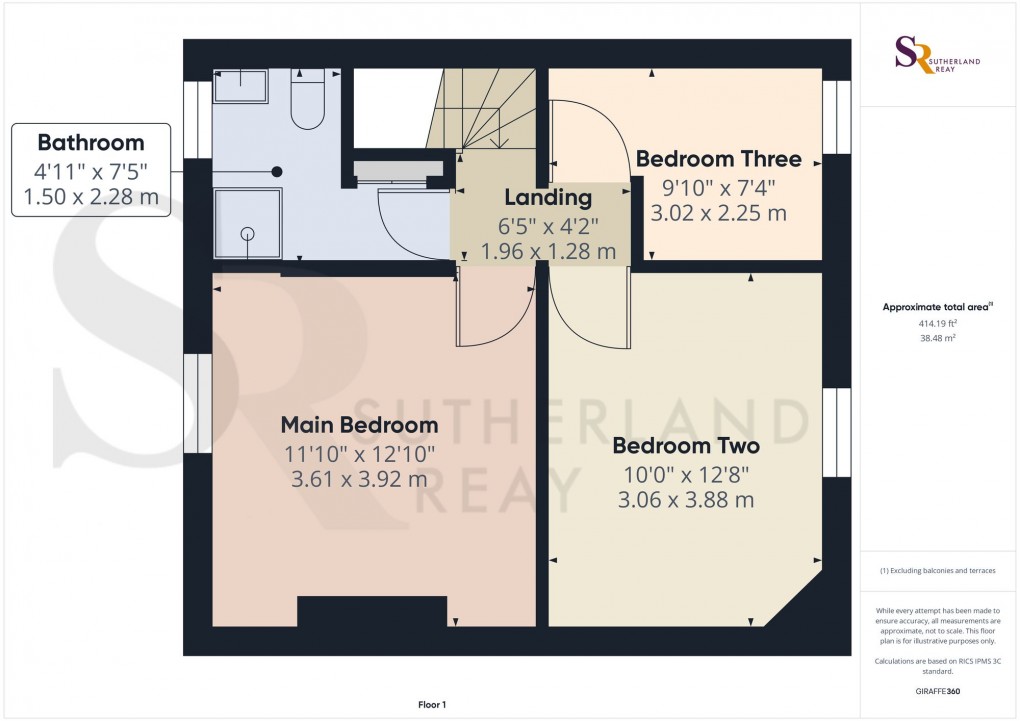 Floorplan for High Hill Road, New Mills, SK22