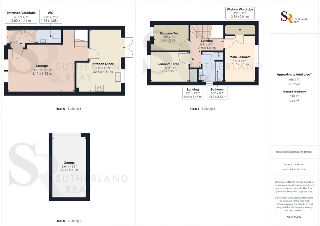 Floorplan for Printers Drive, Strines, SK6