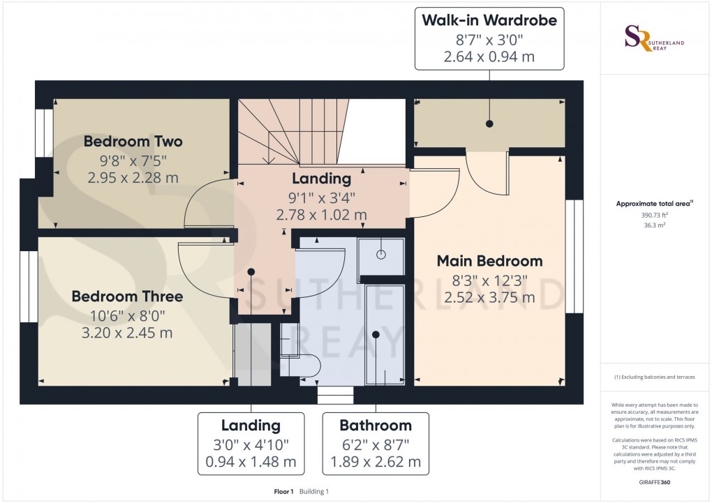 Floorplan for Printers Drive, Strines, SK6