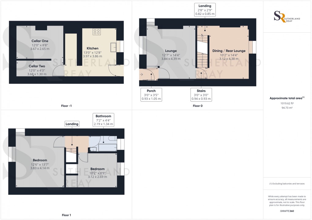 Floorplan for Albion Road, New Mills, SK22