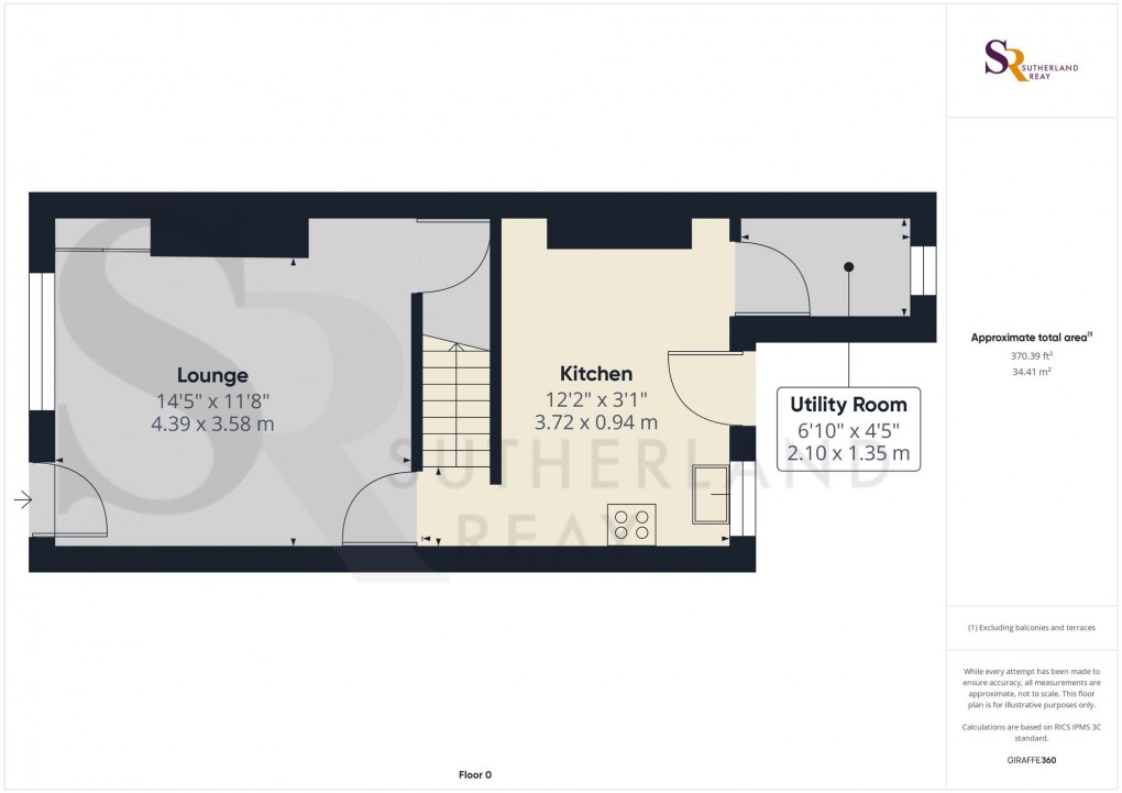 Floorplan for Hague Fold, New Mills, SK22