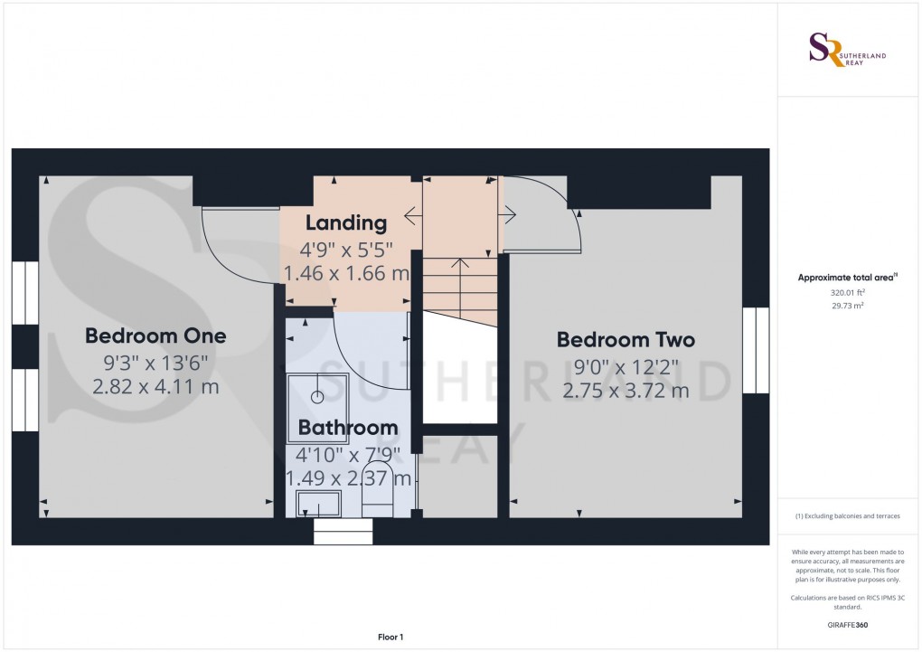 Floorplan for Hague Fold, New Mills, SK22
