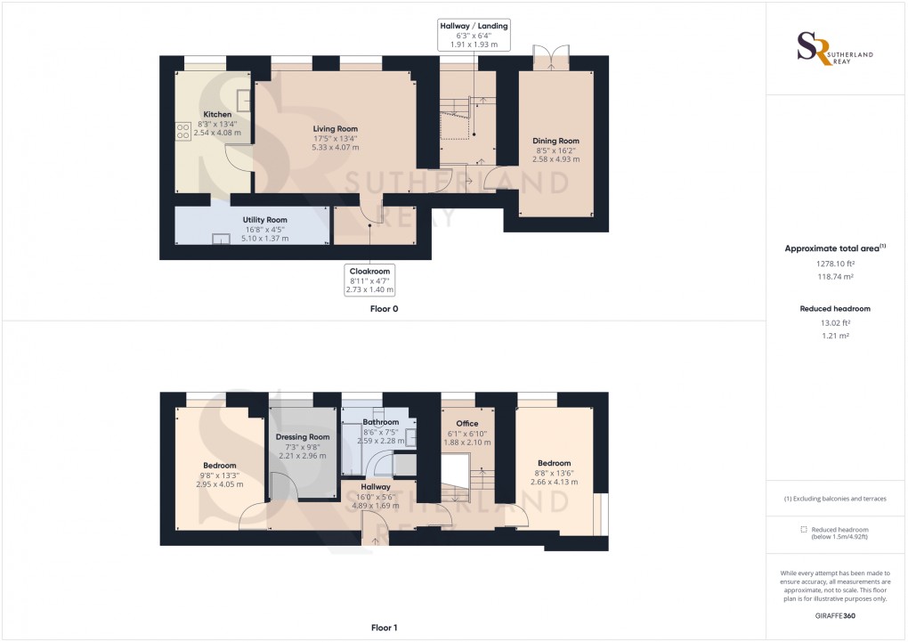Floorplan for Slack Lane, Little Hayfield, SK22