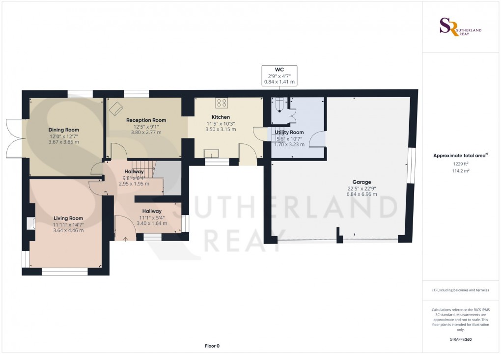 Floorplan for Chapel-En-Le-Frith, Lower Eaves Farm, SK23