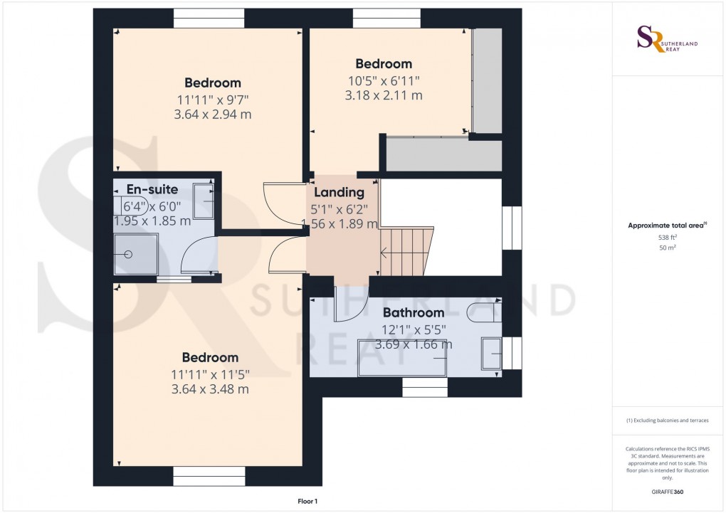 Floorplan for Chapel-En-Le-Frith, Lower Eaves Farm, SK23