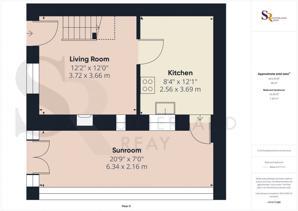 Floorplan for Ravens Leach, Birch Vale, SK22