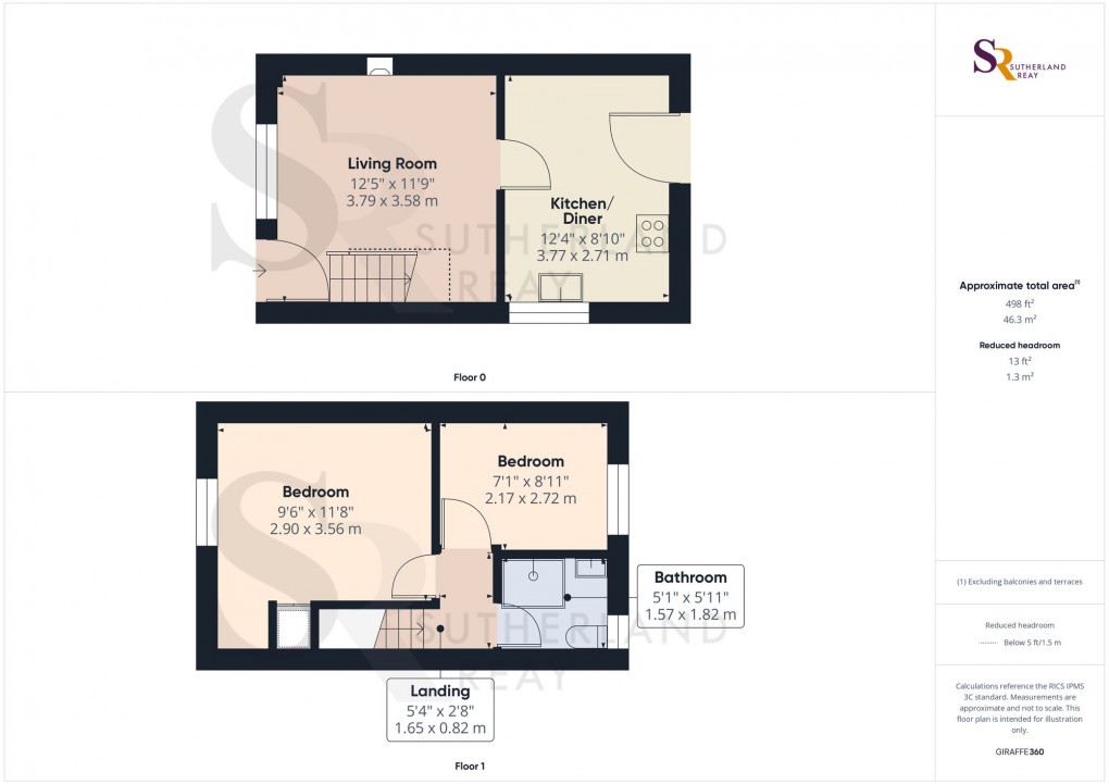 Floorplan for Western Lane, Buxworth, SK23