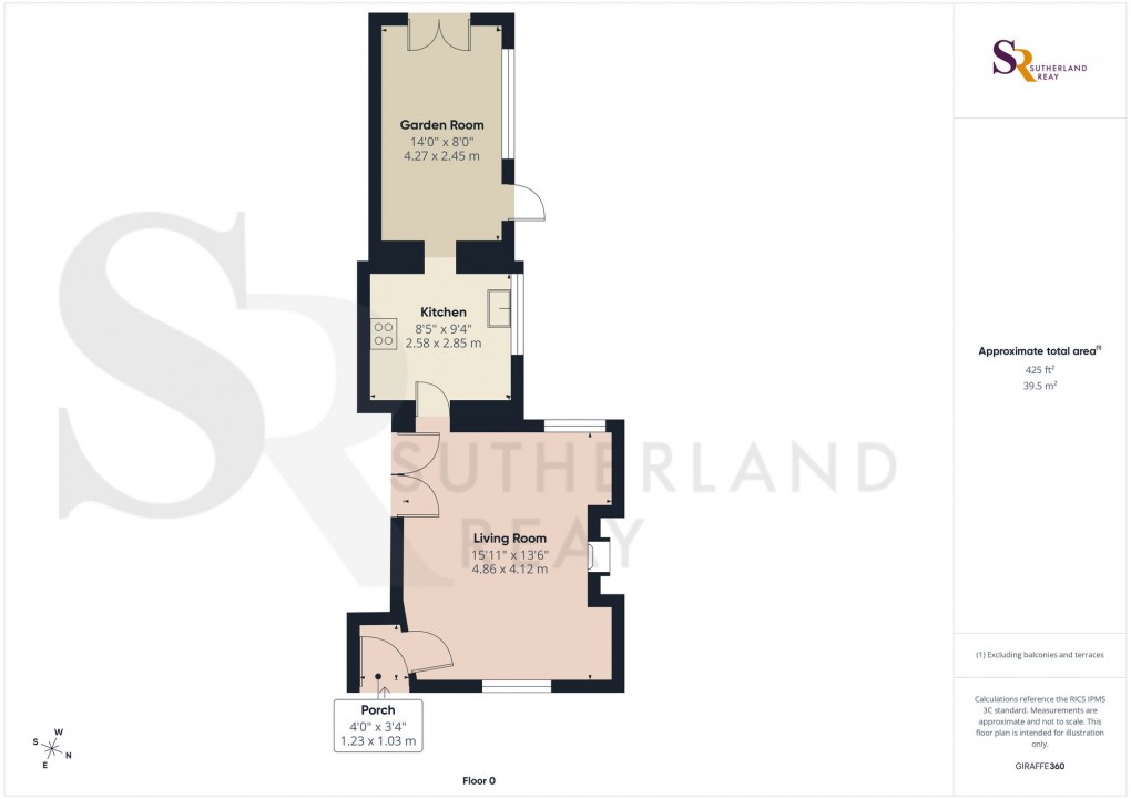 Floorplan for Hogshaw Villas Road, Buxton, SK17