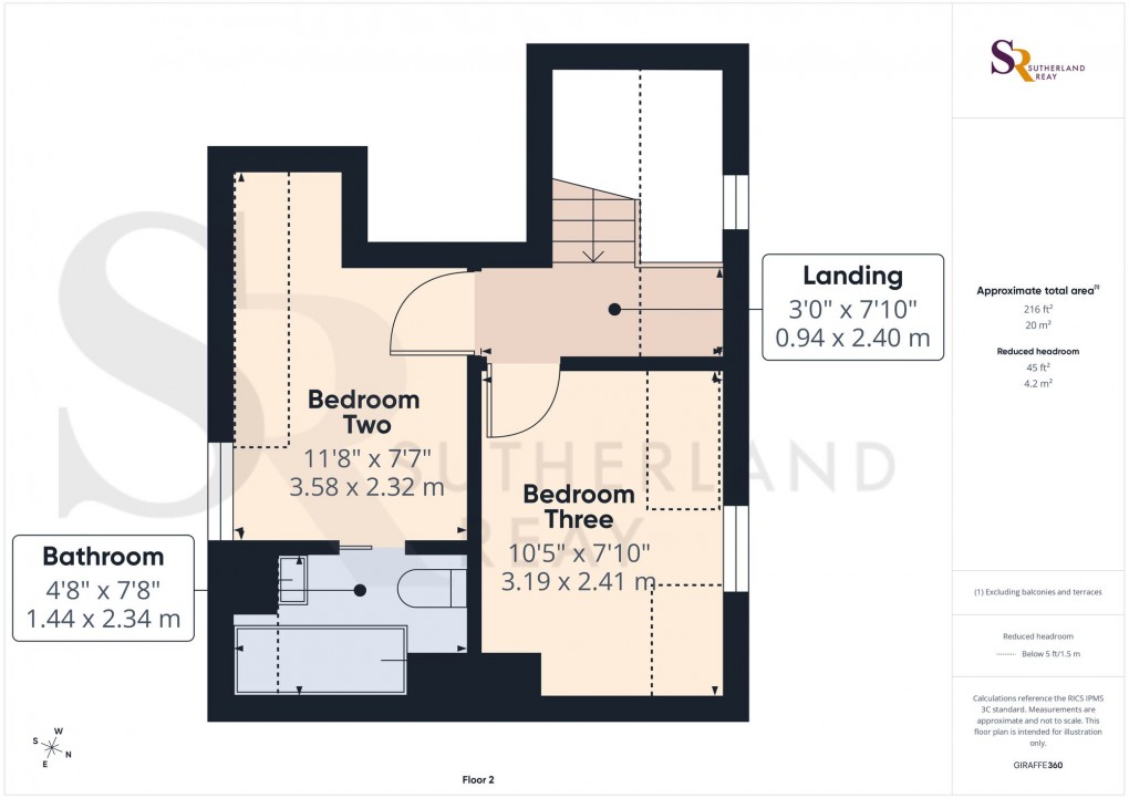 Floorplan for Hogshaw Villas Road, Buxton, SK17