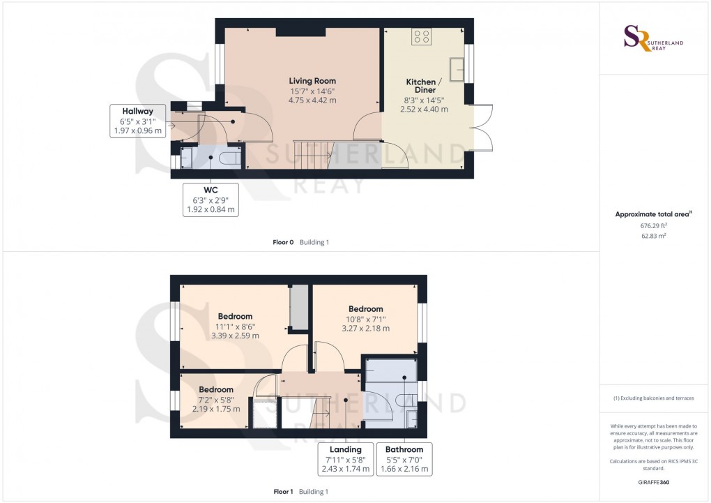 Floorplan for Burnside Avenue, Chapel-En-Le-Frith, SK23