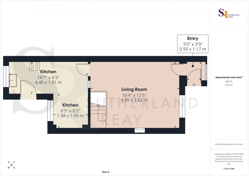 Floorplan for Hunters Green Close, Chinley, SK23