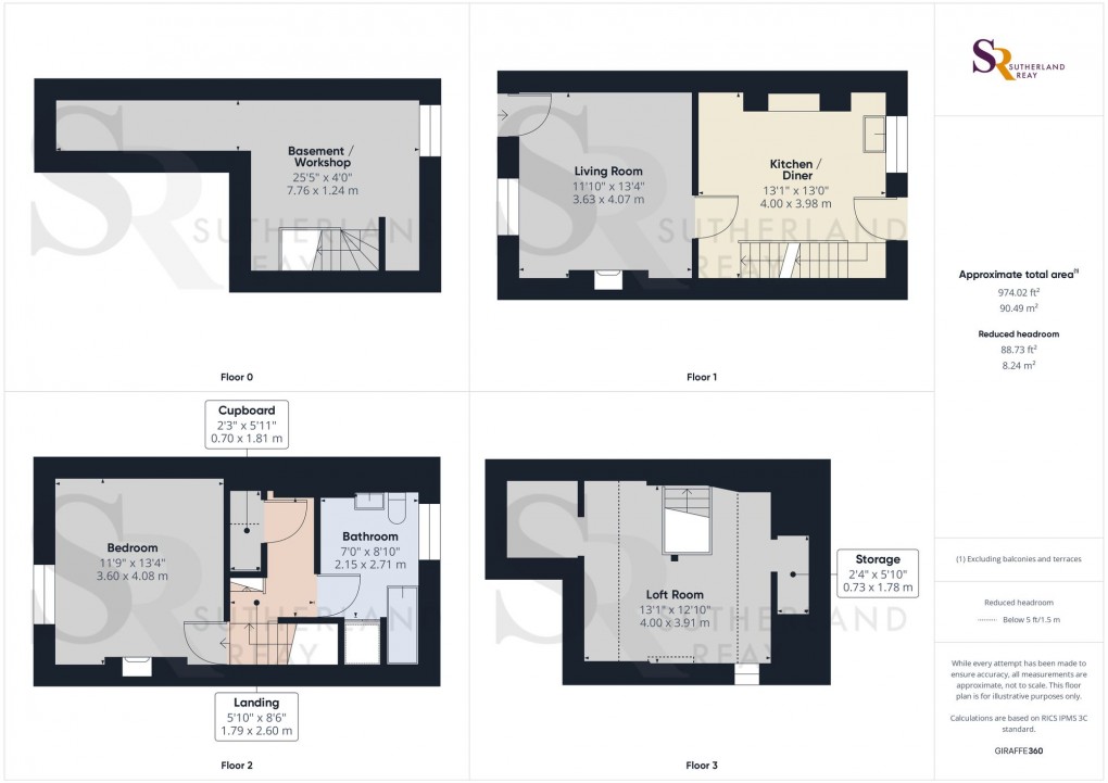 Floorplan for Buxton Road, Whaley Bridge, SK23