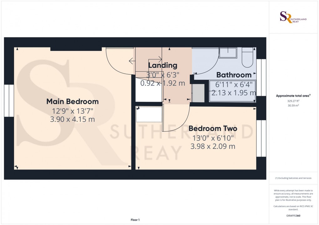 Floorplan for New Mills Road, Birch Vale, SK22