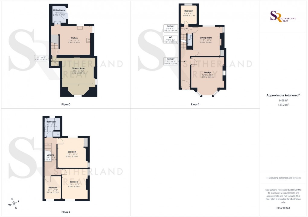 Floorplan for Buxton Road, Disley, SK12