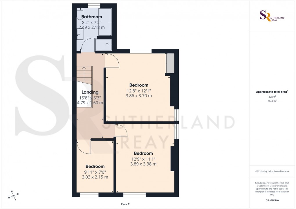 Floorplan for Buxton Road, Disley, SK12