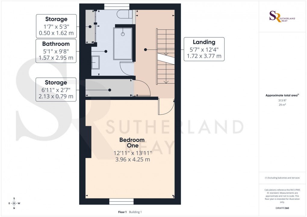 Floorplan for Woodbine Terrace, Chapel-En-Le-Frith, SK23