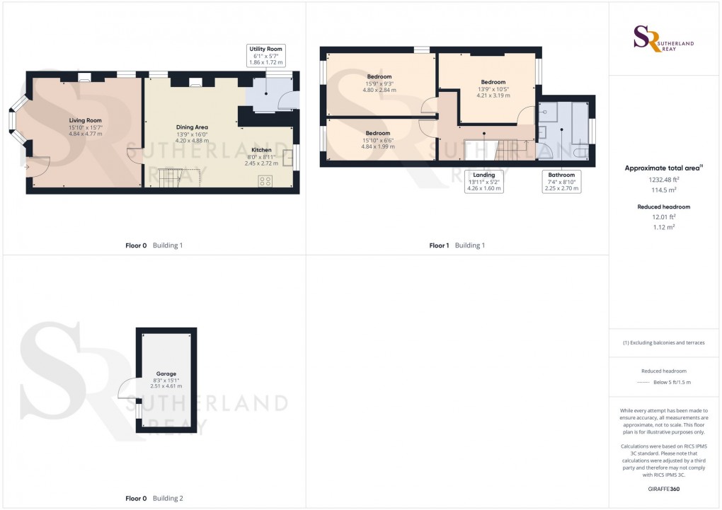 Floorplan for Hallsteads, Dove Holes, SK17