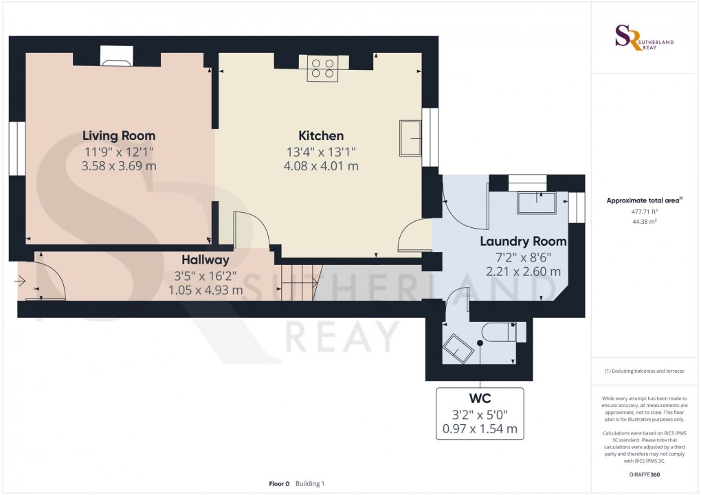 Floorplan for Hague Bar, New Mills, SK22