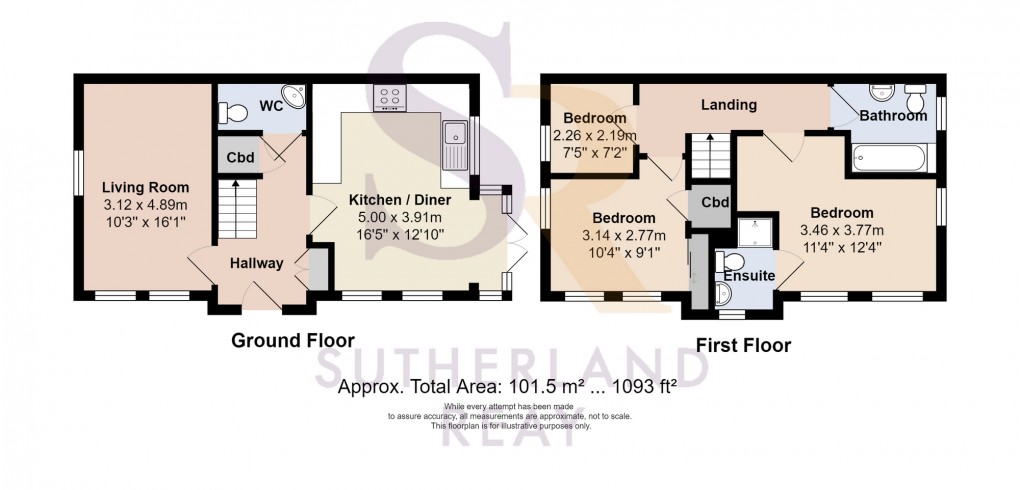 Floorplan for Goodman Close, Chapel-En-Le-Frith, SK23