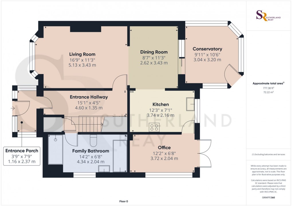 Floorplan for Elm Road South, Stockport, SK3