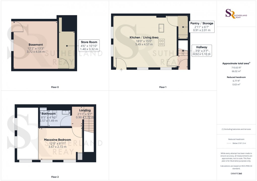 Floorplan for Ollersett Drive, New Mills, SK22