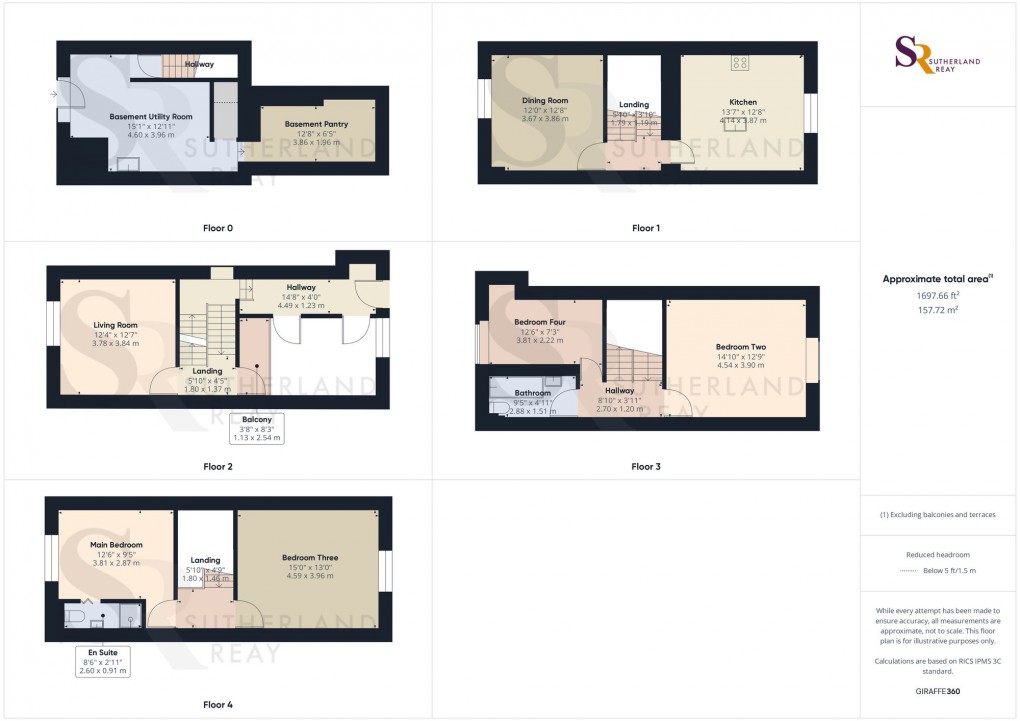 Floorplan for High Street, New Mills, SK22