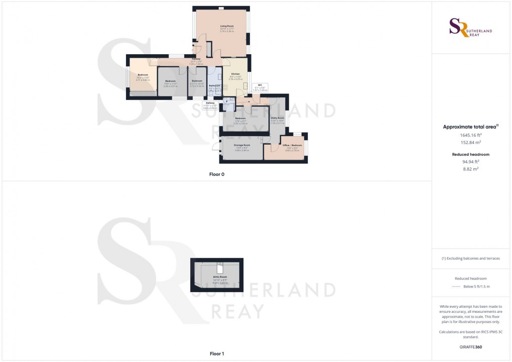 Floorplan for Counting House Road, Disley, SK12
