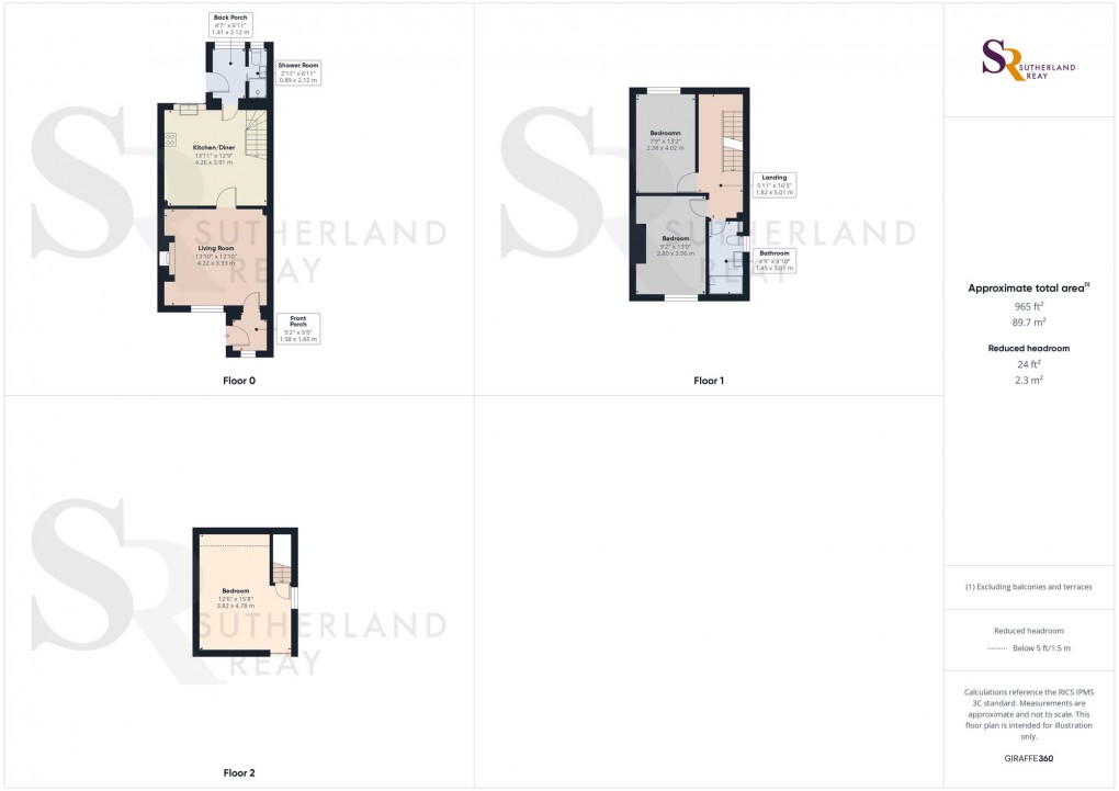 Floorplan for Western Lane, Buxworth, SK23