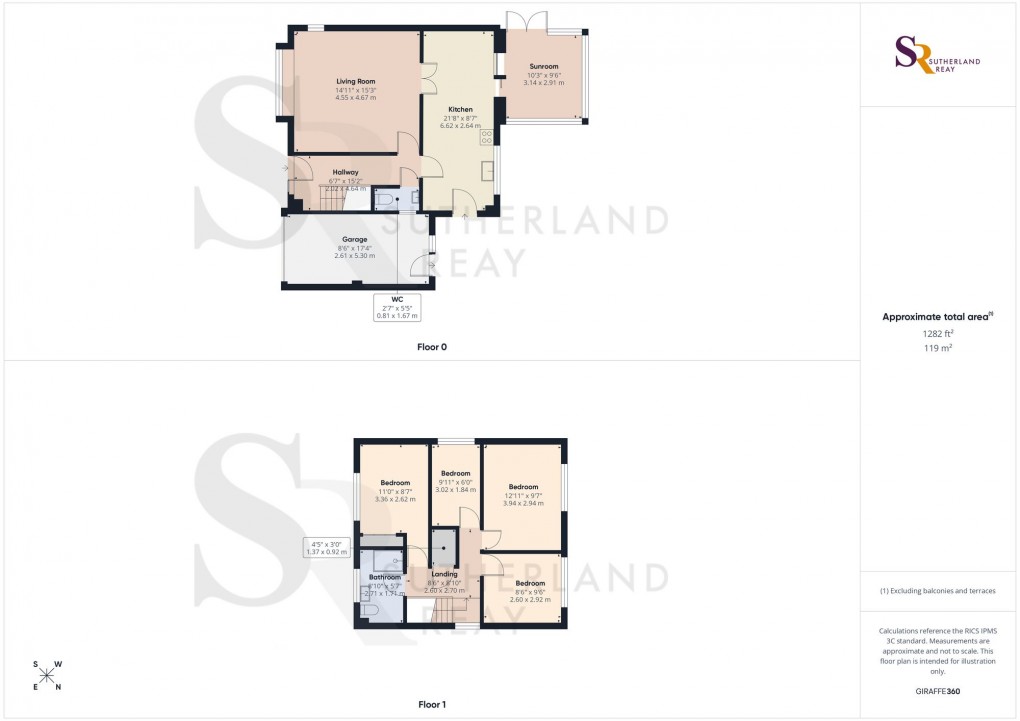 Floorplan for Meadow Close, Whaley Bridge, SK23