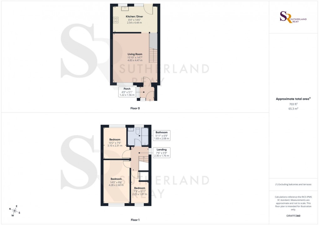 Floorplan for Woodlands Road, Chapel-En-Le-Frith, SK23