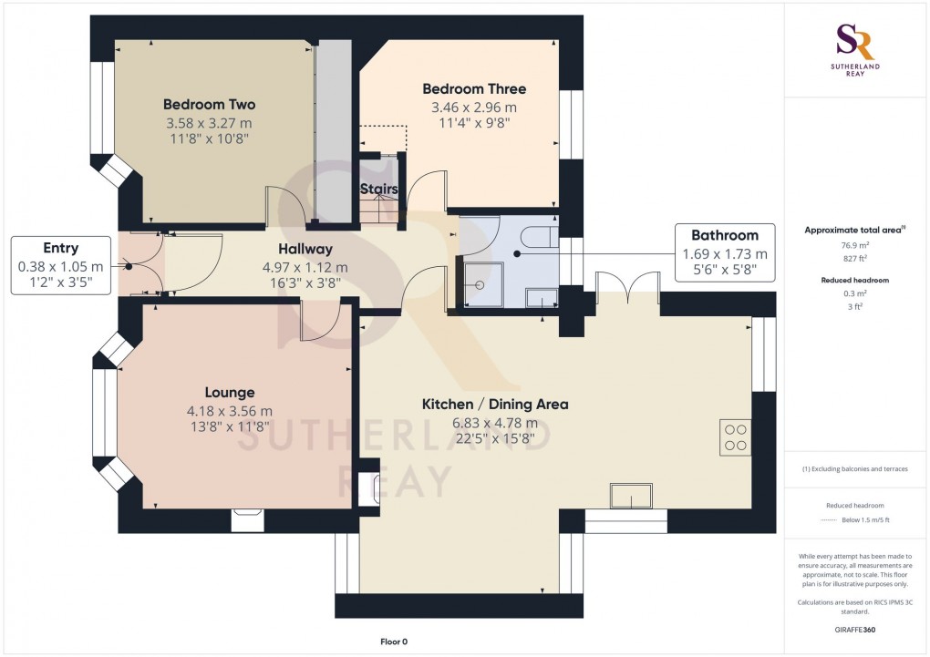 Floorplan for Marsh Lane, New Mills, SK22