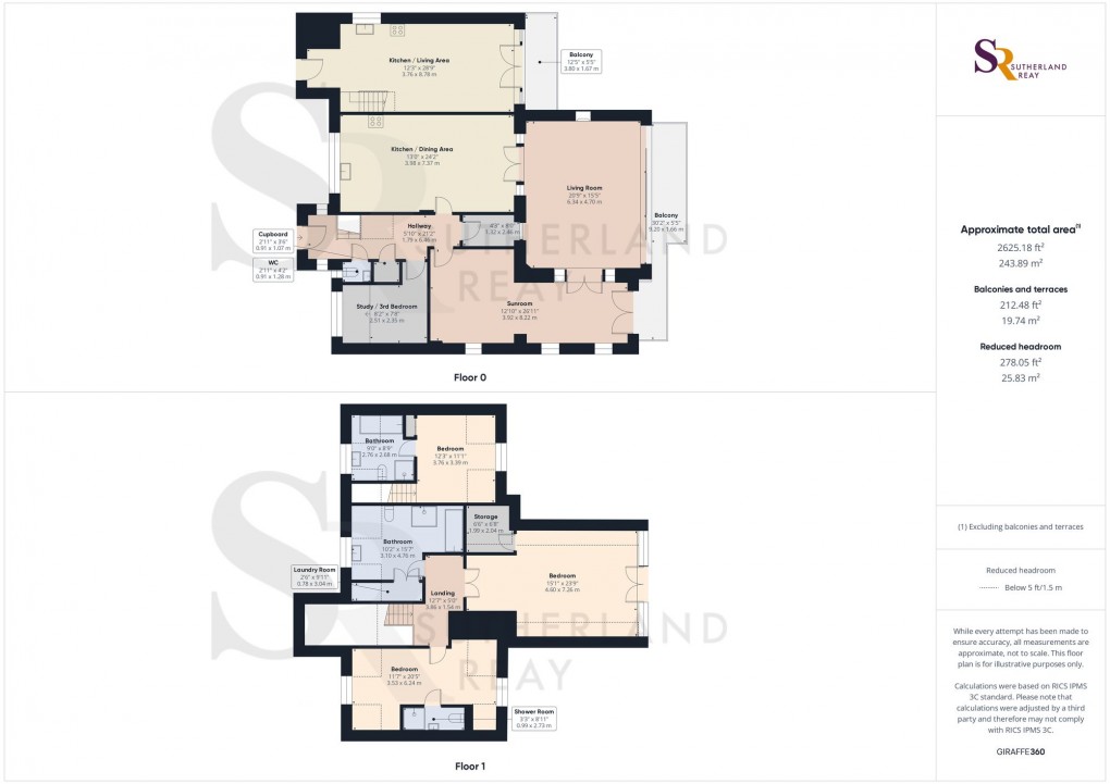 Floorplan for Stubbins Lane, Chinley, SK23