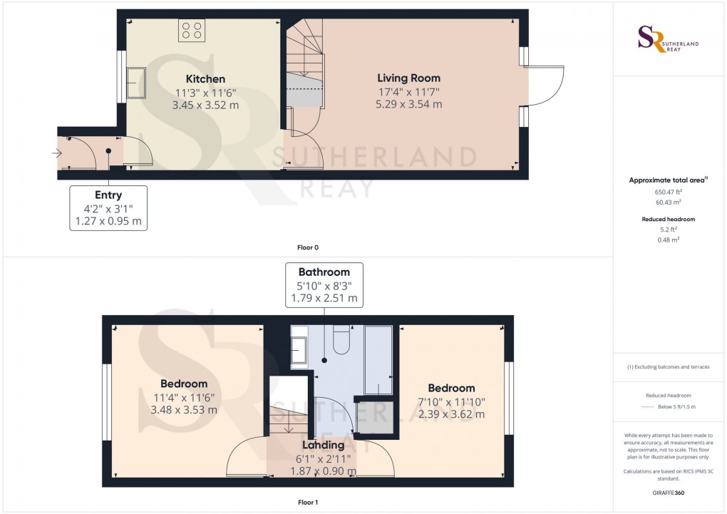 Floorplan for New Road, Whaley Bridge, SK23