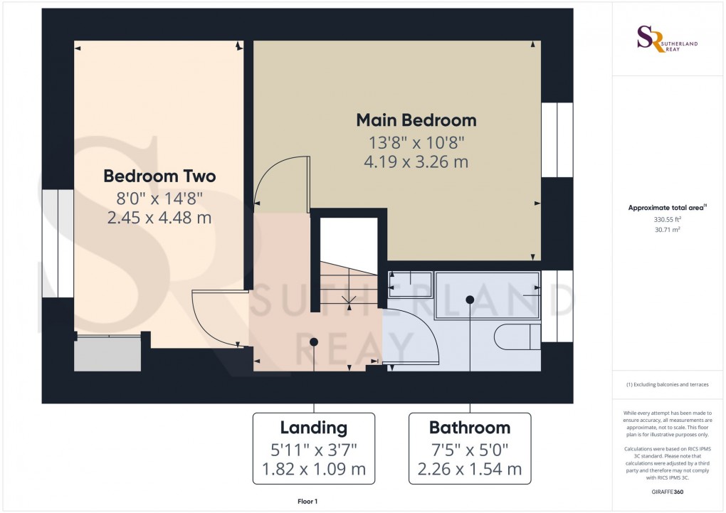 Floorplan for New Street, New Mills, SK22