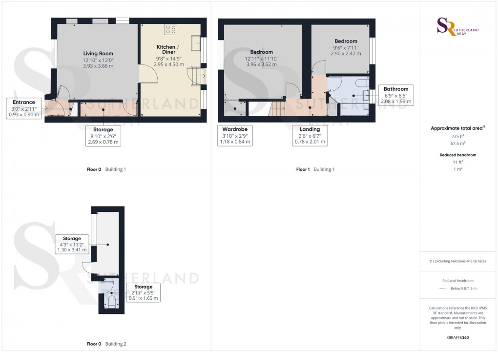 Floorplan for Buxton Road, Furness Vale, SK23
