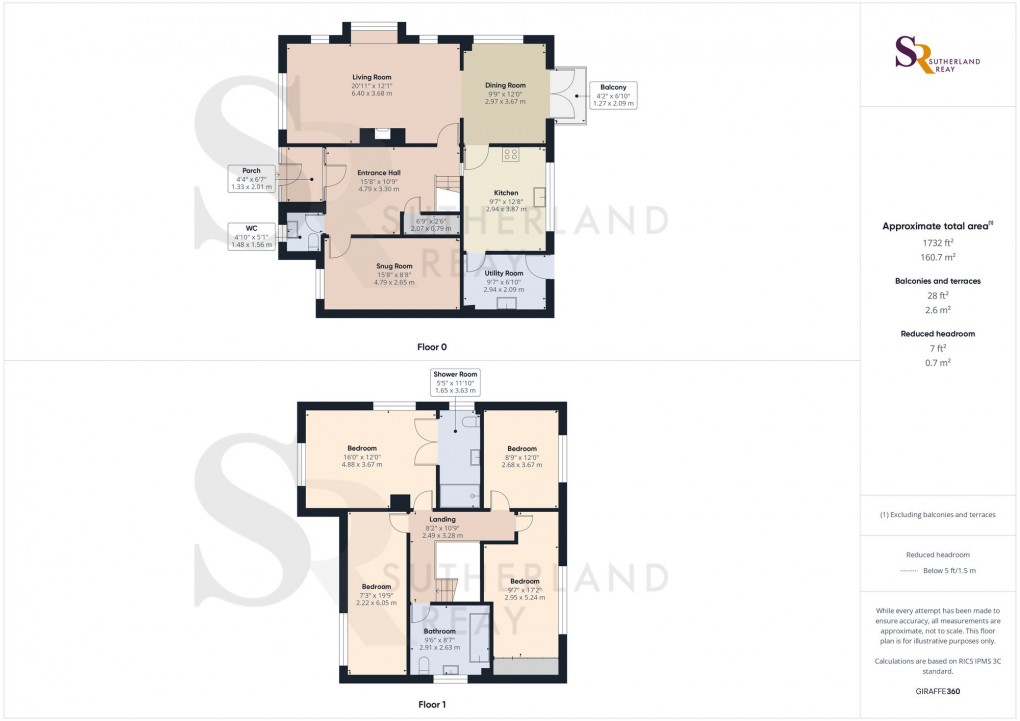 Floorplan for Reservoir Road, Whaley Bridge, SK23