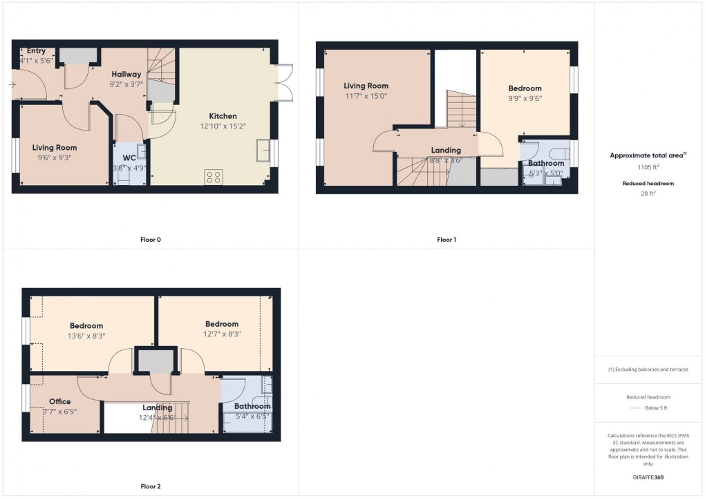 Floorplan for Carr Road, Buxton, SK17