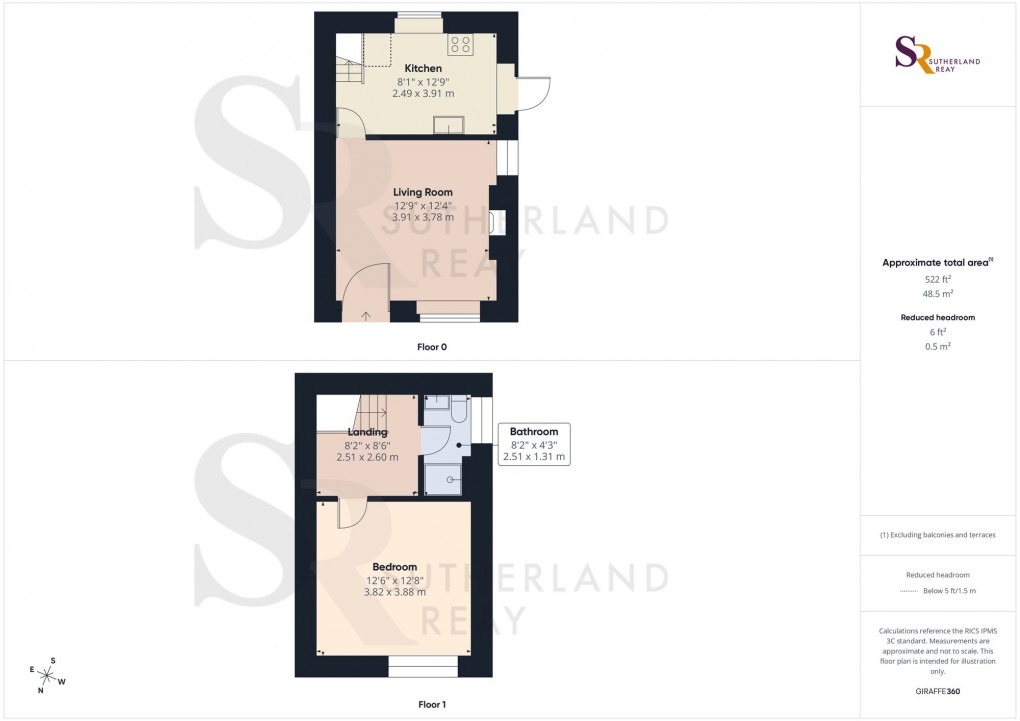 Floorplan for The Wash, Chapel-En-Le-Frith, SK23