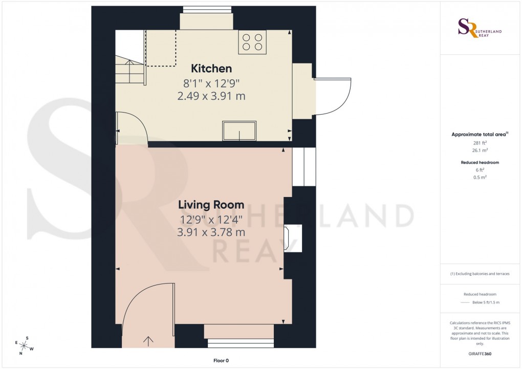 Floorplan for The Wash, Chapel-En-Le-Frith, SK23